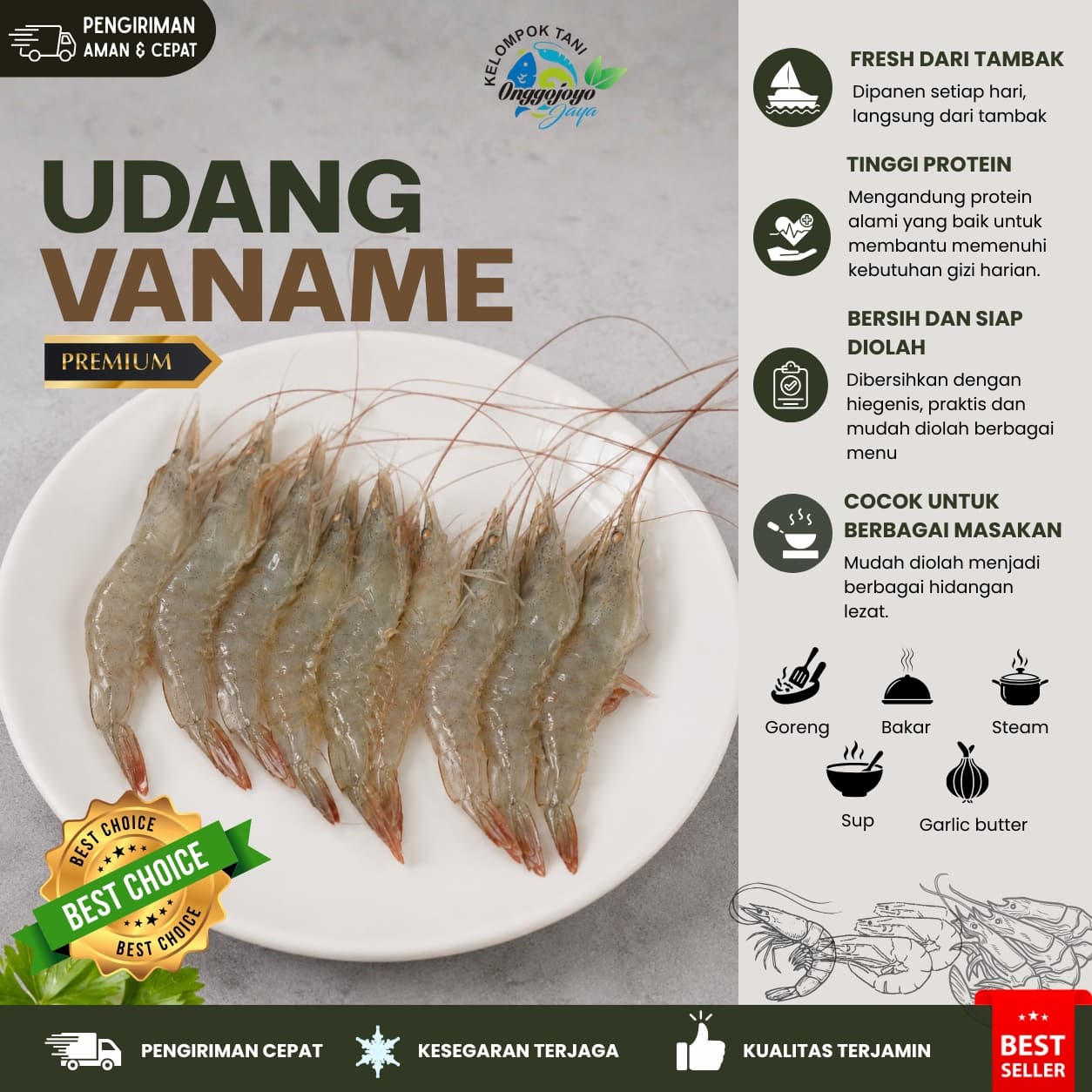 Udang Vaname Gojoyo