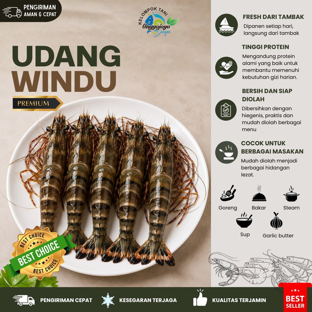 Udang Windu Demak